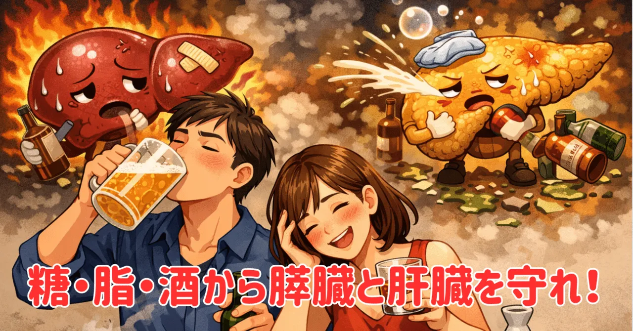 酒＋脂＋糖のトリプルパンチから身を守れ