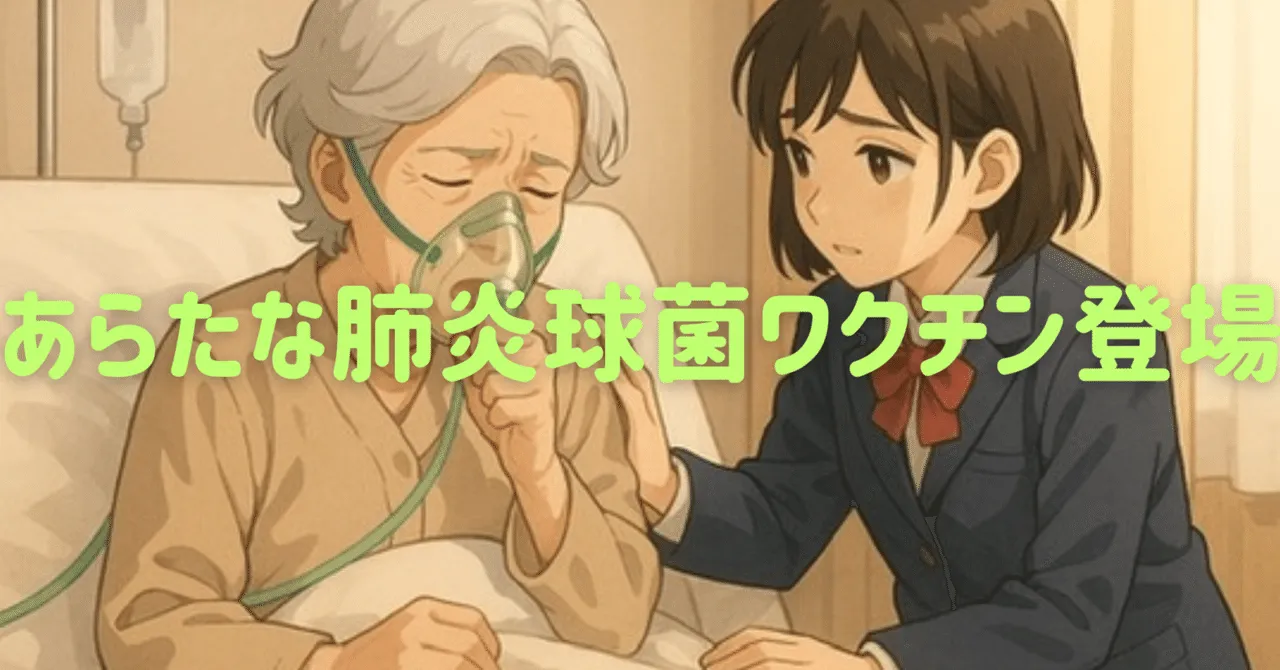あらたな肺炎球菌ワクチンが登場しました